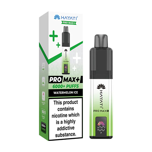 Hayati Pro Max Plus – 6000 Puffs (Pre-Filled Pod Kit, Rechargeable)