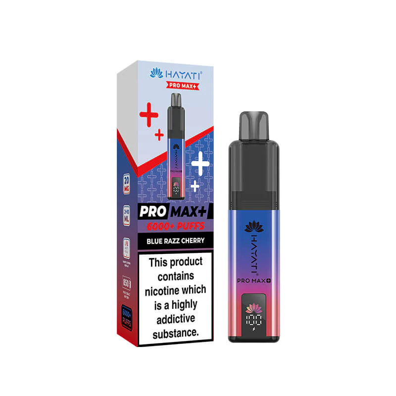 Hayati Pro Max Plus – 6000 Puffs (Pre-Filled Pod Kit, Rechargeable)