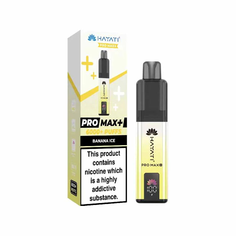 Hayati Pro Max Plus – 6000 Puffs (Pre-Filled Pod Kit, Rechargeable)